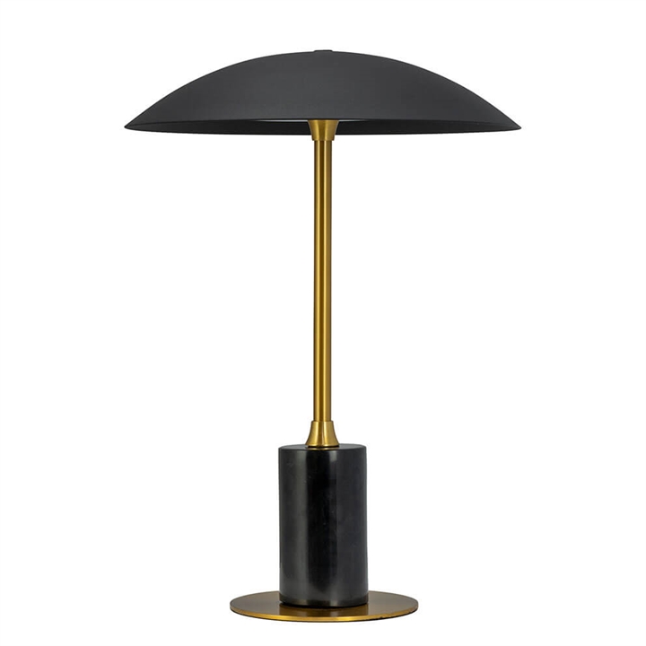 Moon Akku-/Tischlampe, schwarz/messing