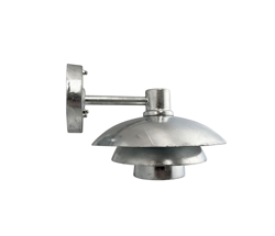 Morph D24 Außenwandleuchte, galvanisiert