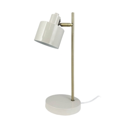 Ocean Tischlampe, beige/messing