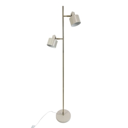 Ocean Stehlampe, beige/messing