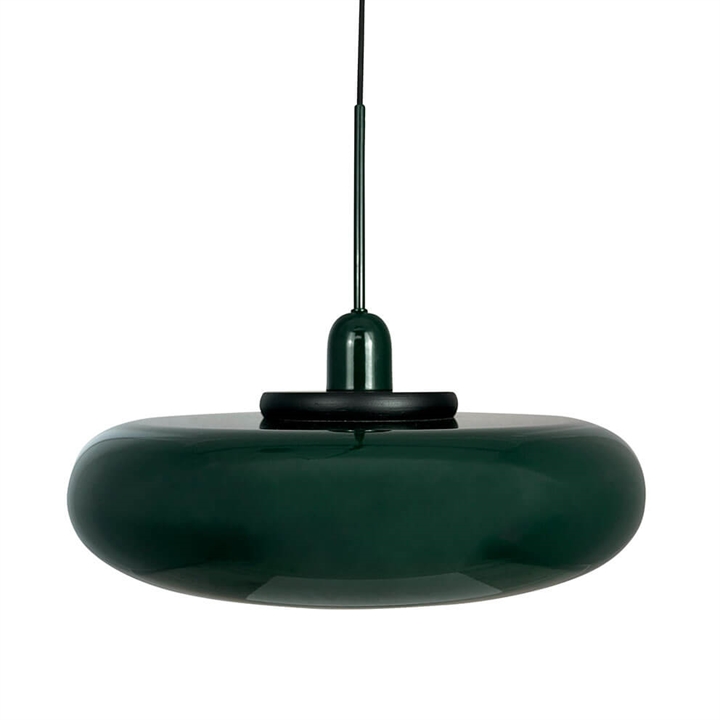 Planet Pendelleuchte, dunkelgrün