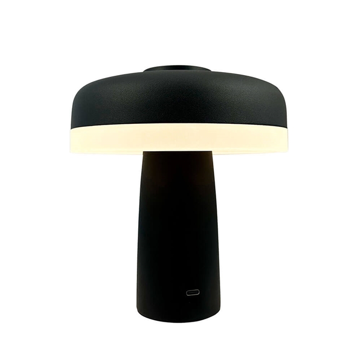 Porter LED Tischleuchte / Akkulampe, matt schwarz