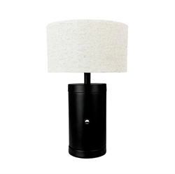 Mellow LED Akkulampe / Tischlampe, schwarz