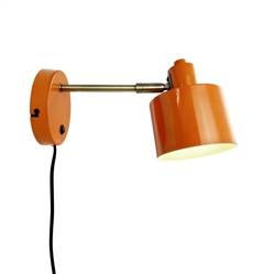 Ocean Wandleuchte, orange/messing