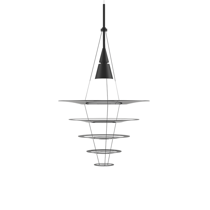 Enigma 545 Pendelleuchte, schwarz