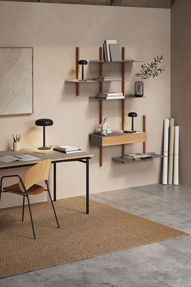 Emendo Lampen, schwarz