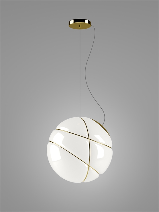 Armilla Pendelleuchte, goldfarben