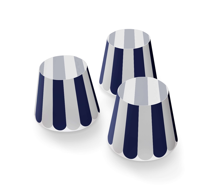 Fatboy® Mini Cappie / Schirme für Edison the mini, blue shades (3 Stk.)