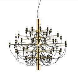 2097/50 Kronleuchter LED, Messing