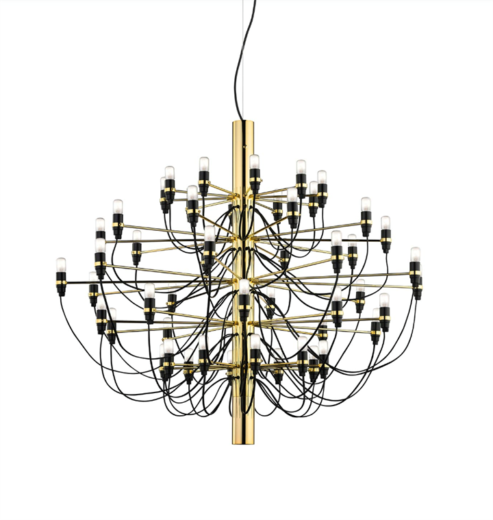 2097/50 Kronleuchter LED, Messing