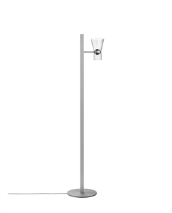 Nocturne F1 Cone Stehleuchte, Silber