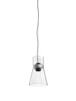Nocturne S1 Cone Pendelleuchte, Silber