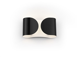 Foglio Wandleuchte small, schwarz