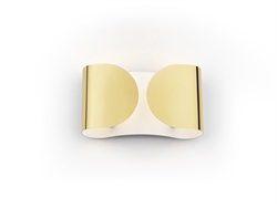 Foglio Wandleuchte small, Gold