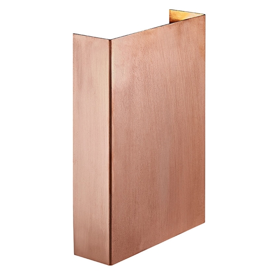 Outlet: Fold 15 Außenwandleuchte LED, Kupfer (2. Wahl)