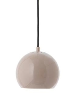 Ball Pendelleuchte Ø18, glänzend nude