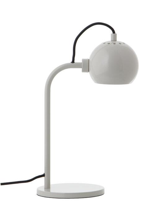 Ball Single Tischlampe, blank pale grey