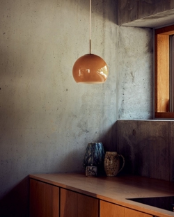 Ball Glass Ø25 Pendelleuchte in Cappuccino