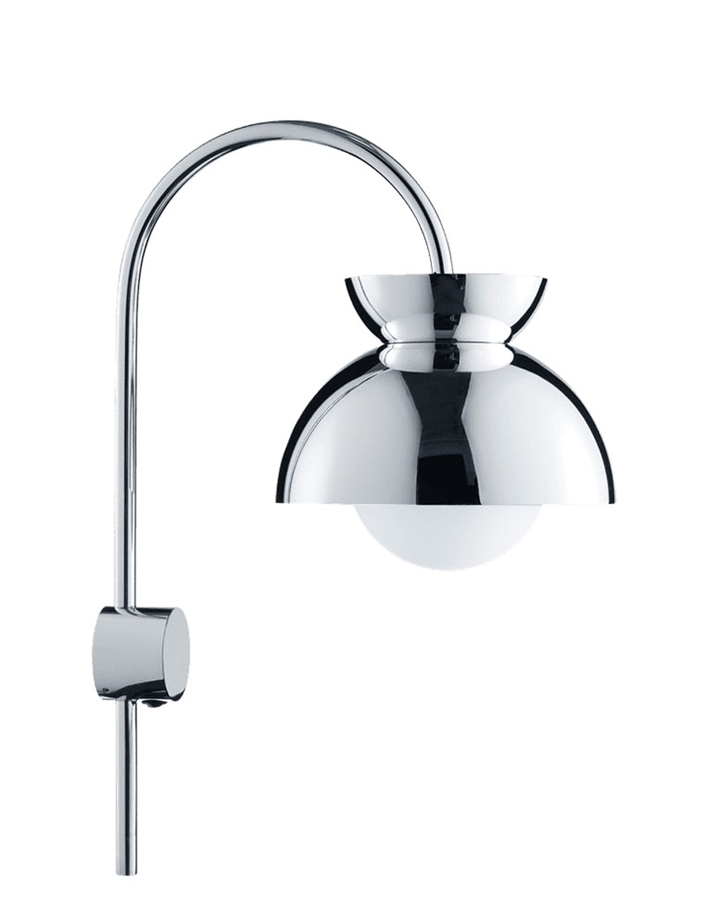 Butterfly Wandleuchte, Chrom