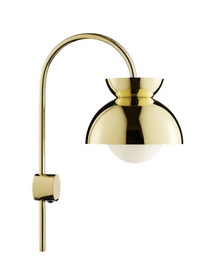 Butterfly Wandleuchte, Messing