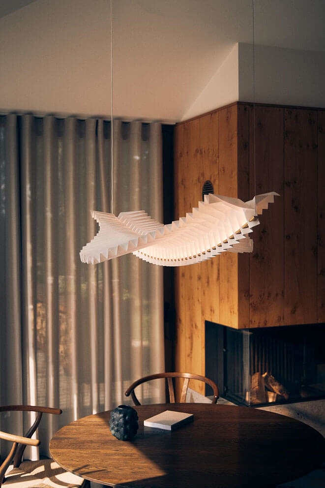 Sora Pendelleuchte, weiß/messing