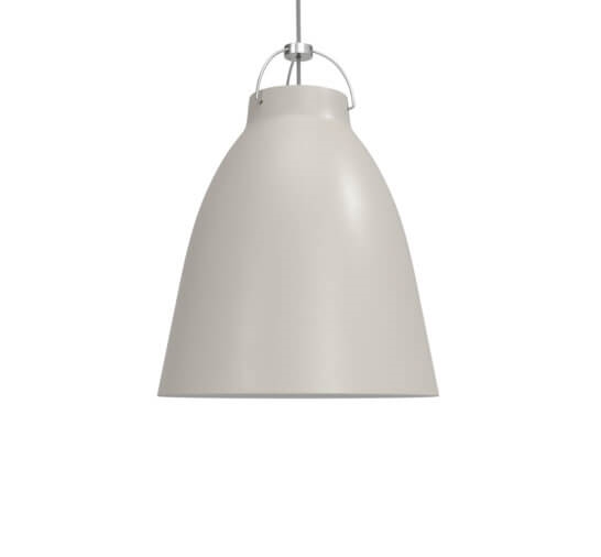 Caravaggio Pendelleuchte matt warmgrau P3