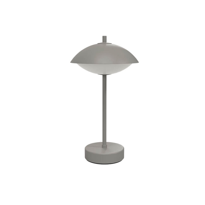 Musling Portable batteriebetriebene Lampe / Tischlampe, nine grey