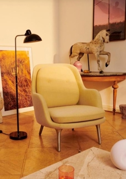 Kaiser idell 6580-F Stehlampe, matt schwarz