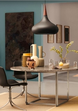 Orient Pendelleuchte, matt schwarz P3