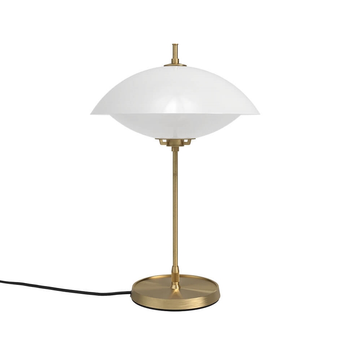 Musling Tischlampe, Opal/Messing