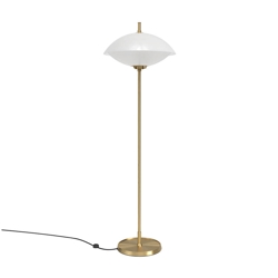Musling Stehlampe, opal/ messing