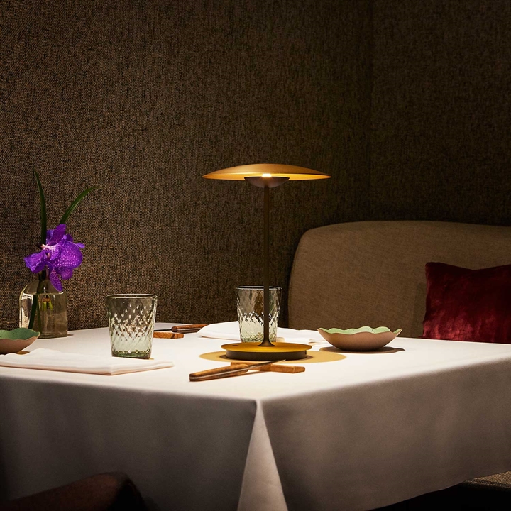 Ginger 20 M Akku Tischleuchte, Messing/gebürstetes Messing