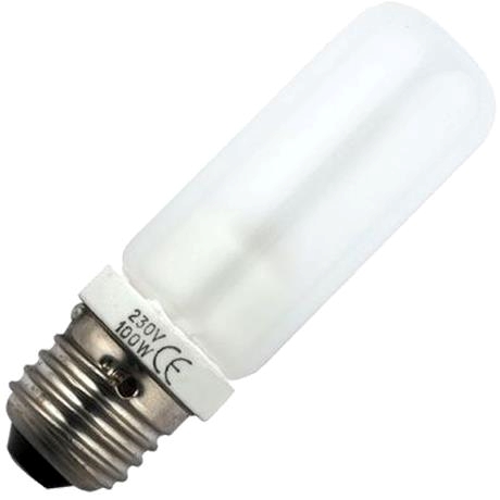Halogen-Röhrenlampe E27, matt - 175W
