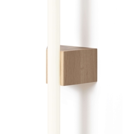 Minimism Single Wandleuchte, Eiche