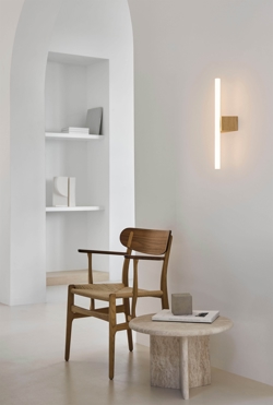 Minimism Single Wandleuchte, Eiche