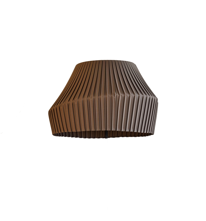 Pleat Schirm 75 cm, Sandtaupe