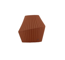 Pleat Schirm 50 cm, cinnamon brown
