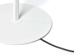 Ring Floor Stehleuchte Basis und Stange, weiß