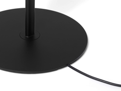 Ring Floor Stehlampe Basis und Stange, schwarz