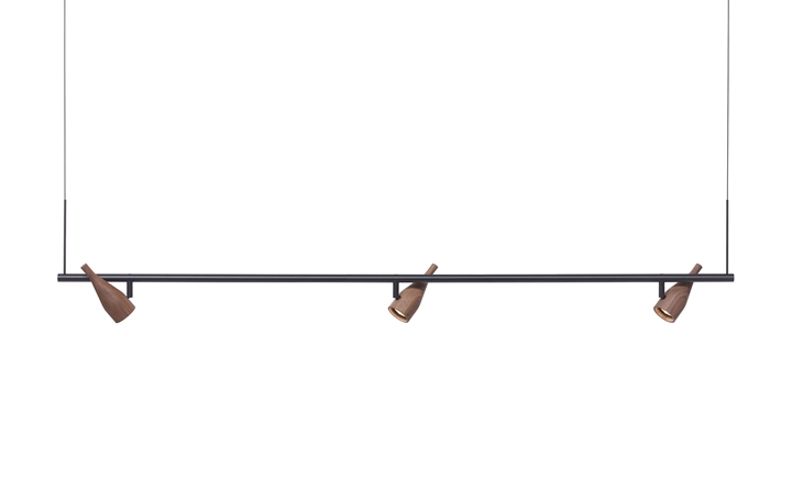 Timber Line 3 Pendelleuchte, Walnuss