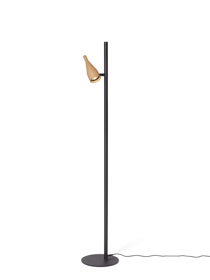 Timber Lounge Single Stehlampe, Eiche