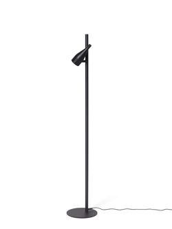 Timber Lounge Single Stehlampe, Esche schwarz