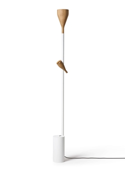 Timber Floor Spot und Uplight für weiße Basis, Eiche