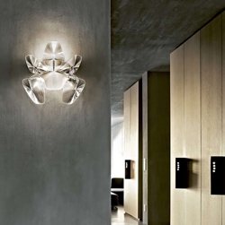 Hope Wandleuchte D66/3a, transparent