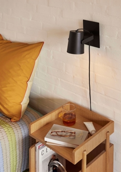 Ardent Wandleuchte, schwarz