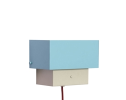 Arte Wandleuchte, blau/sand