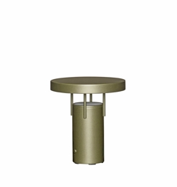 BringMe Portable Mini Tischlampe / Akkulampe, metallic dunkelgrün