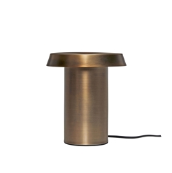 Keen Tischlampe, brüniertes Messing