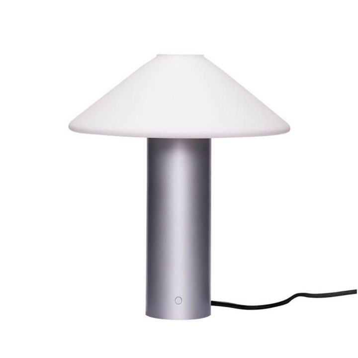 Orbit Tischlampe, metallic silber