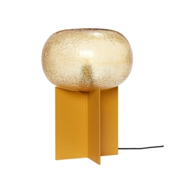 Podium Tischleuchte, bernsteinfarben